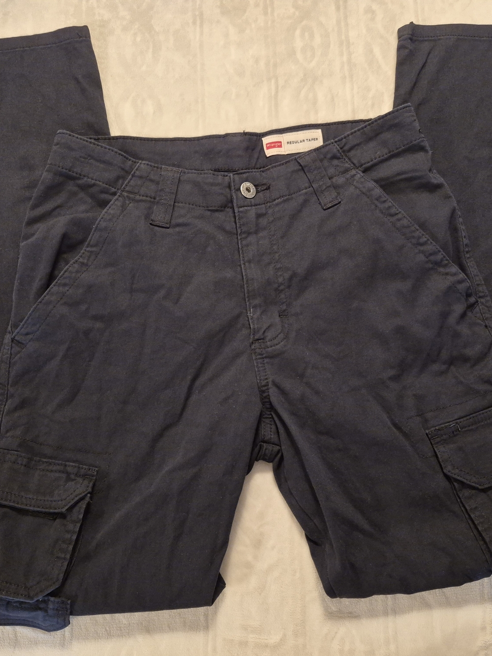Wrangler Black Cargo Pants with Utility Pockets